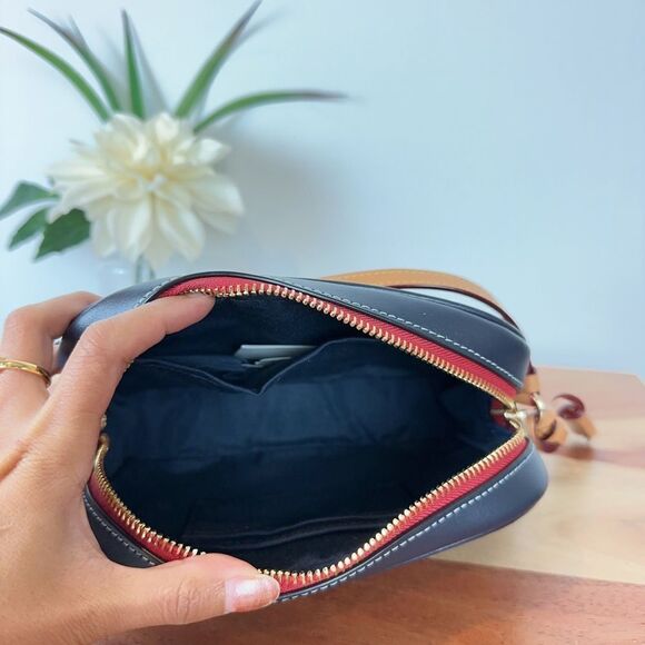 NWT Coach Mini Camera Bag In Signature‎ Chambray Denim color - Picture 5 of 7